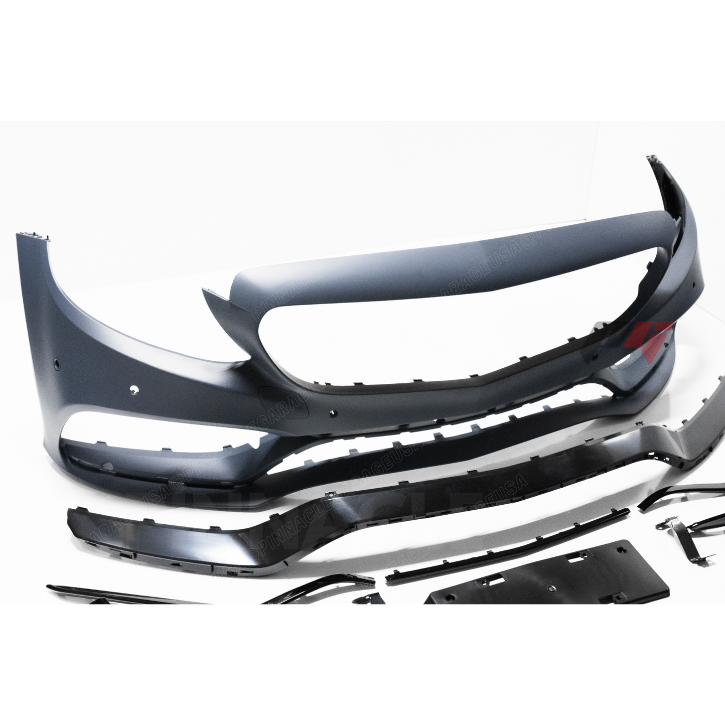 2015-2021 Mercedes Benz W205 C Class, Pre-Facelift C63 AMG Style Front Bumper