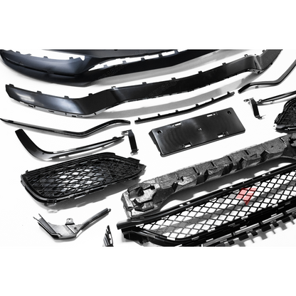 2015-2021 Mercedes Benz W205 C Class, Pre-Facelift C63 AMG Style Front Bumper