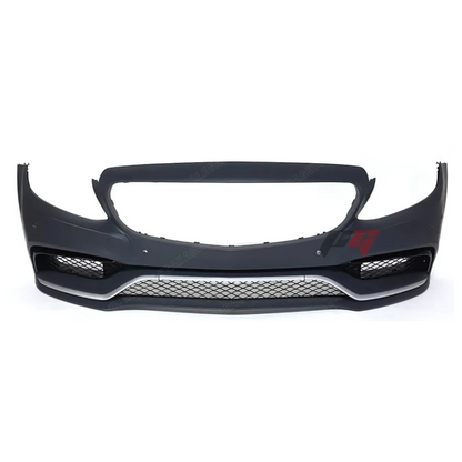 2015-2021 Mercedes Benz W205 C Class, Pre-Facelift C63 AMG Style Front Bumper