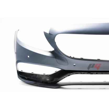 2015-2021 Mercedes Benz W205 C Class, Facelift C63 AMG Style Front Bumper