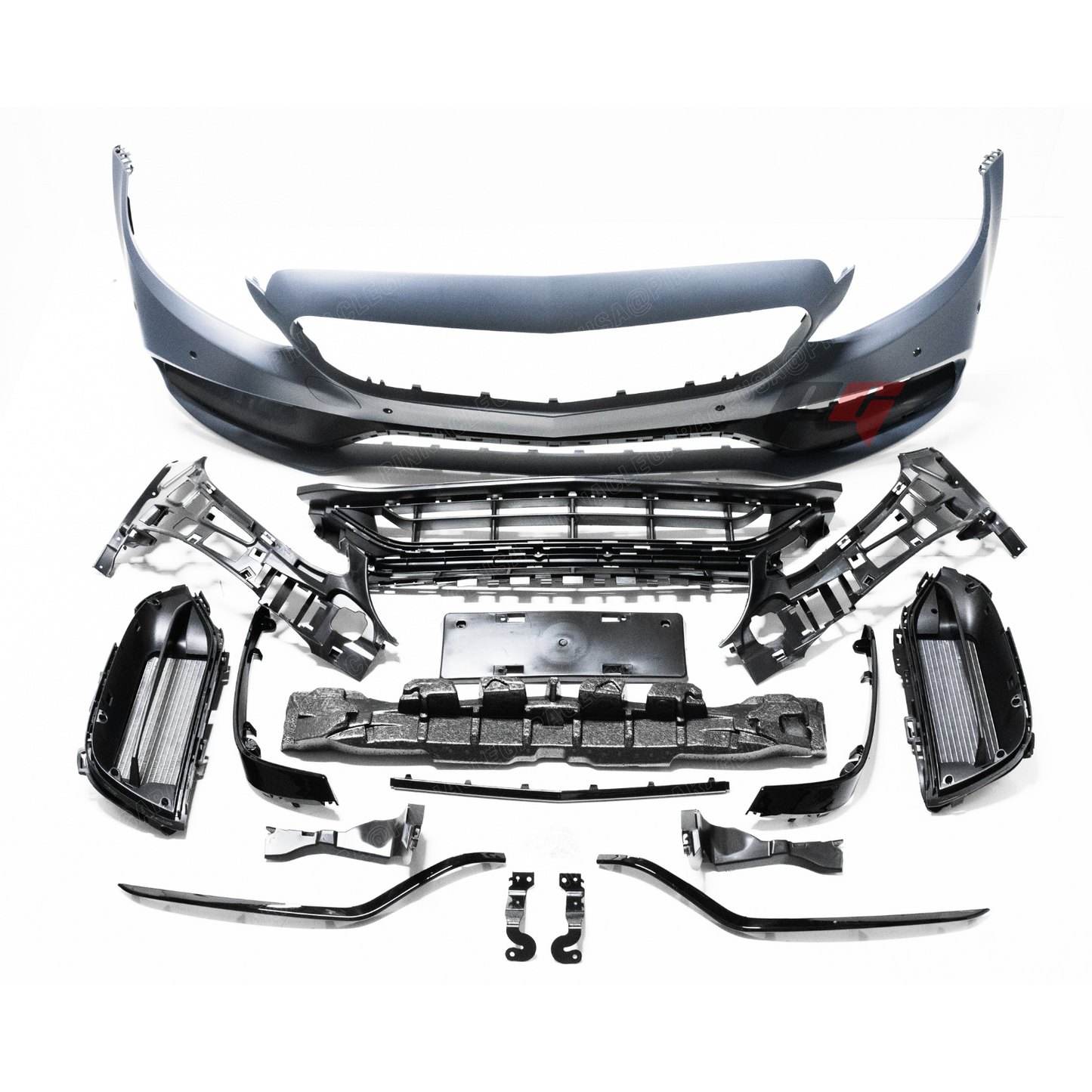 2015-2021 Mercedes Benz W205 C Class, Facelift C63 AMG Style Front Bumper