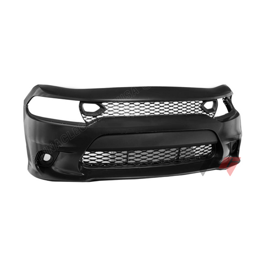 2015-2023 Dodge Charger To SRT Hellcat Style Front Bumper Cover Conversion w/ Fog Lights