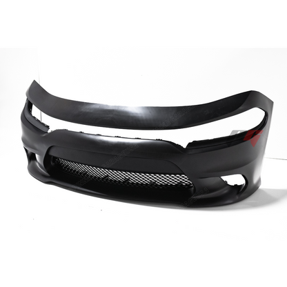 2015-2023 Dodge Charger To SRT Hellcat Style Front Bumper Cover Conversion w/ Fog Lights