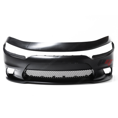 2015-2023 Dodge Charger To SRT Hellcat Style Front Bumper Cover Conversion w/ Fog Lights