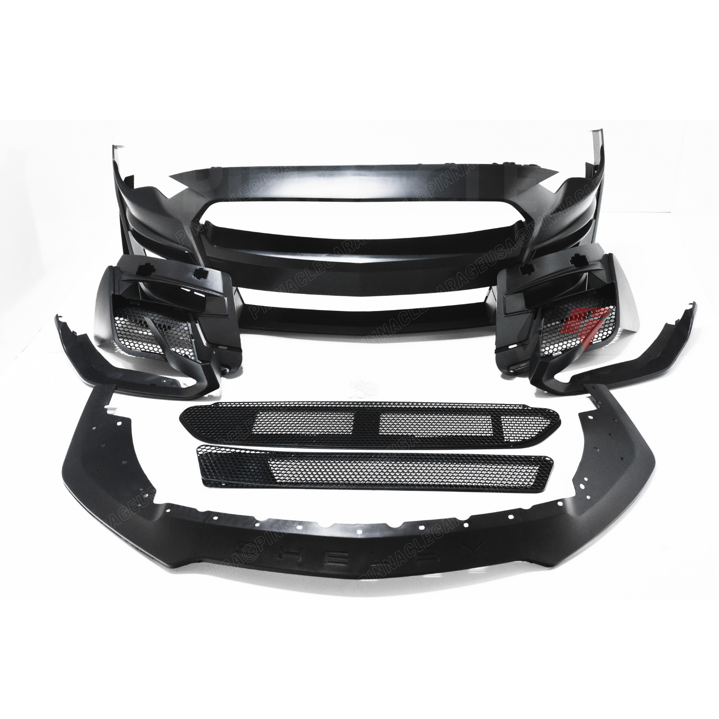 2018-2023 Ford Mustang GT500 Style Front Bumper w/ Lip Conversion Kit
