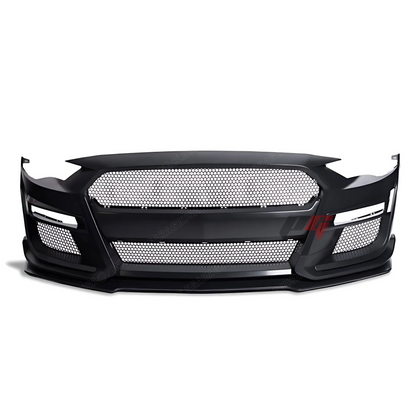 2018-2023 Ford Mustang GT500 Style Front Bumper w/ Lip Conversion Kit