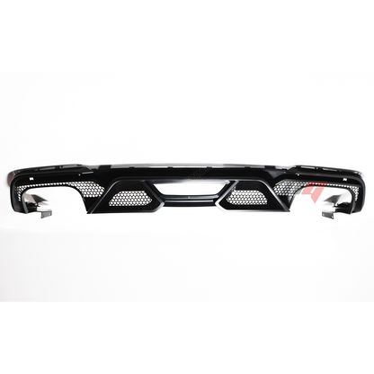 2015-2023 FORD Mustang To GT500 Style Rear Bumper Conversion Kit w/ Diffuser