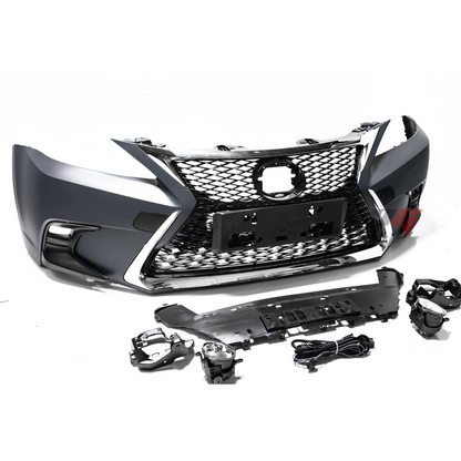 2011-2017 LEXUS CT200H to 2016+ F-Sport Style Front Bumper Conversion w/ Fog Lights