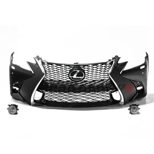 2016-2020 LEXUS GS350, GS200t to GSF Style Front Bumper Conversion Kit w/ Fog Lights