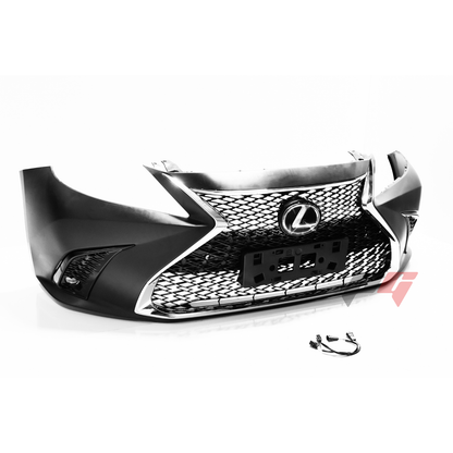 2013-2015 LEXUS ES350 ES300h F-Sport Style Front Bumper w/ Fog Lights Conversion Kit