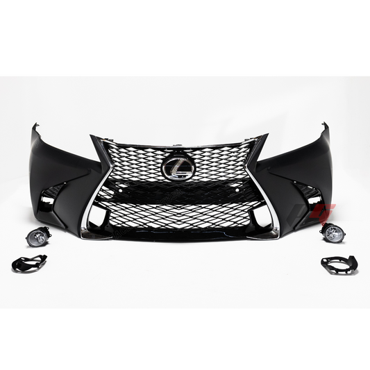 2012-2015 LEXUS GS350, GS450h to 2016+ F-Sport Style Front Bumper Conversion w/ Fog Lights