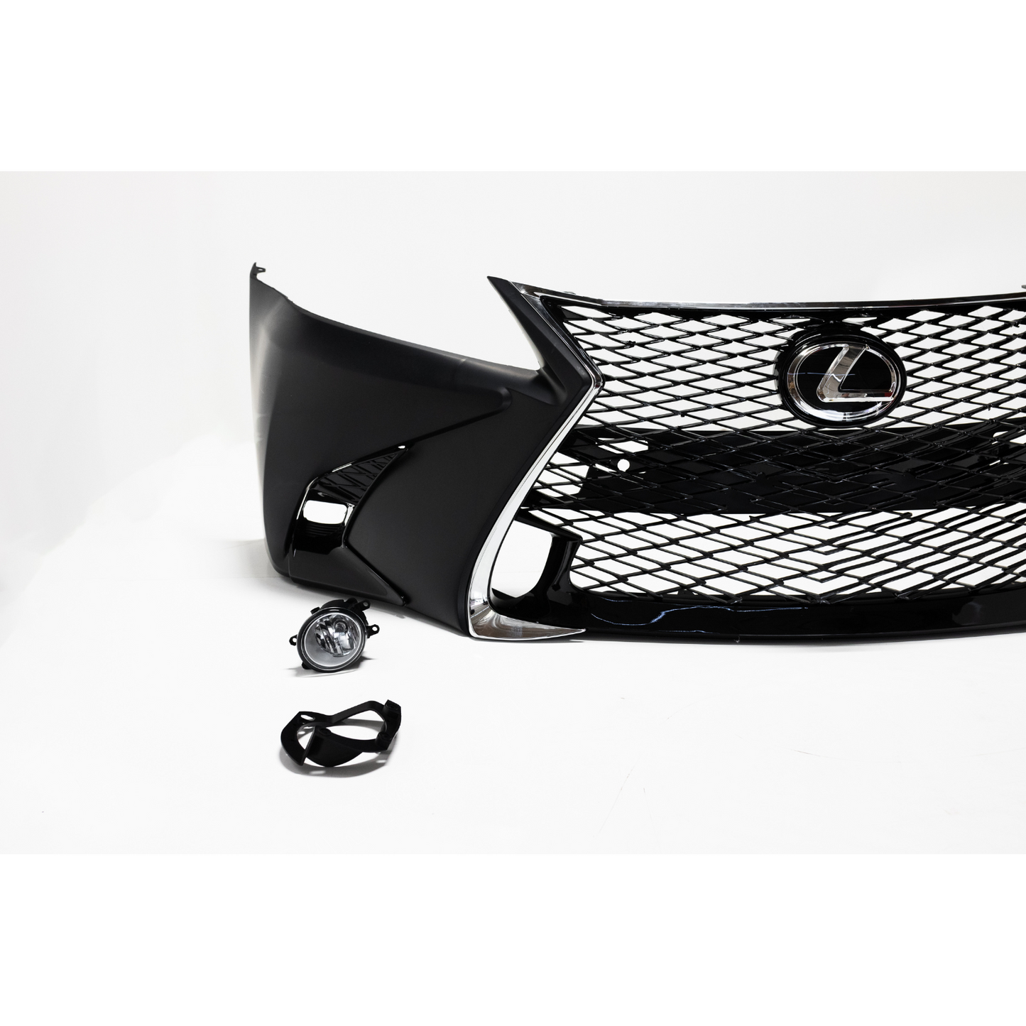 2012-2015 LEXUS GS350, GS450h to 2016+ F-Sport Style Front Bumper Conversion w/ Fog Lights