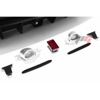 2006-2011 LEXUS GS300, GS350, GS430 Rear Bumper Cover w/ Mufflers & 3rd Brake Light