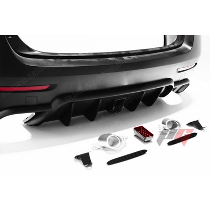 2006-2011 LEXUS GS300, GS350, GS430 Rear Bumper Cover w/ Mufflers & 3rd Brake Light