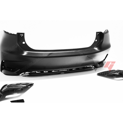 2011-2018 LEXUS CT 200h to TRD Style Rear Bumper Conversion