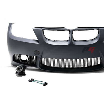 2006-2008 BMW E90 3 Series Front M3 Style Bumper w/ Fog Lights