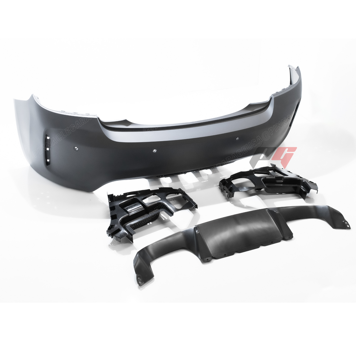 2014-2019 BMW F22 2 Series, F87 M2CS Style Rear Bumper Conversion