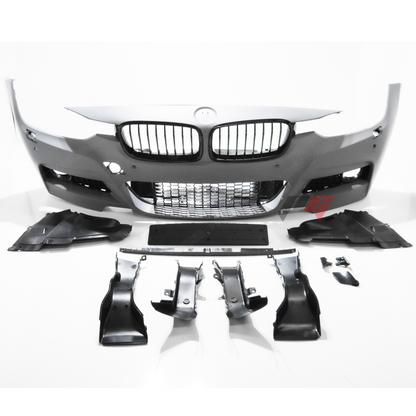 2013-2018 BMW F30 3 Series Front MTech Style Bumper Cover Conversion