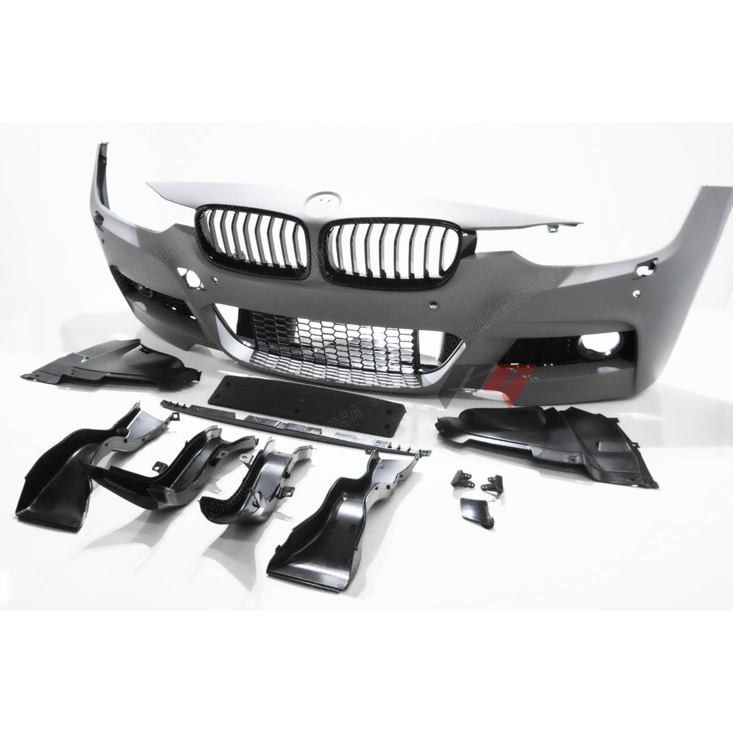 2013-2018 BMW F30 3 Series Front MTech Style Bumper Cover Conversion