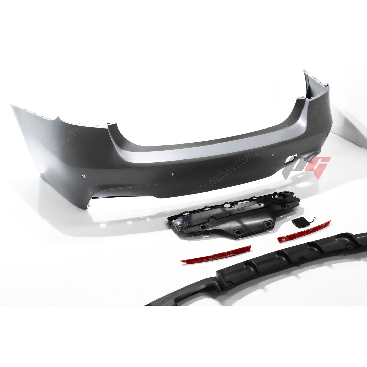 2013-2018 BMW F30 3 Series Rear MTech Style Bumper Cover Conversion