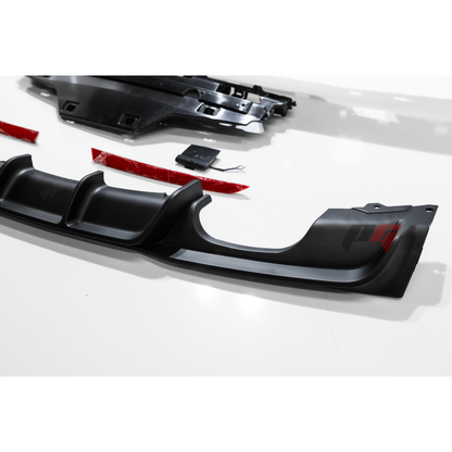 2013-2018 BMW F30 3 Series Rear MTech Style Bumper Cover Conversion