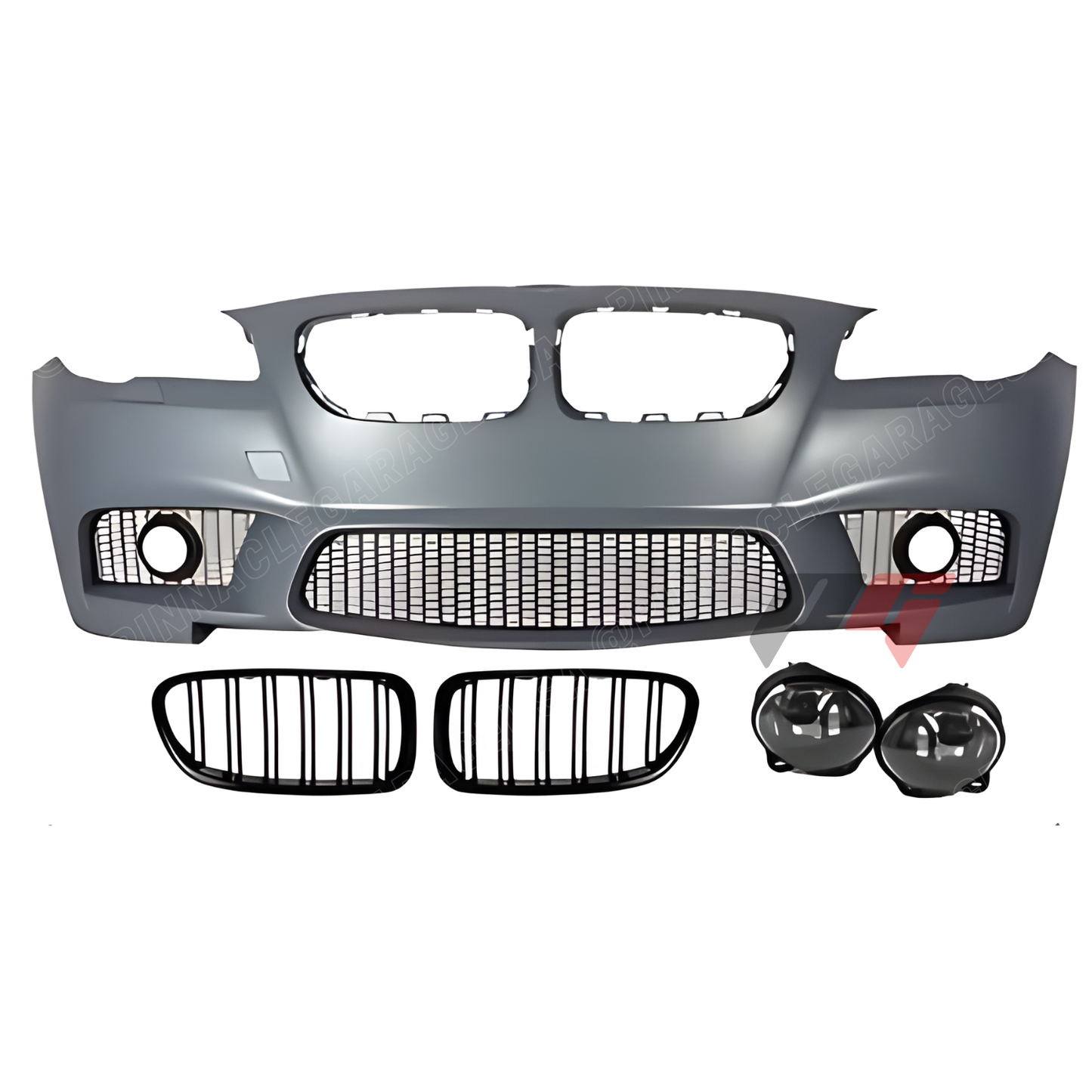 2011-2017 BMW 5 Series Front F10 M5 Style Bumper Cover Conversion w/ Fog Lights