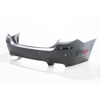 2011-2017 BMW F10 5 Series Rear M5 Style Bumper Cover Conversion w/ Quad Exhaust Tips