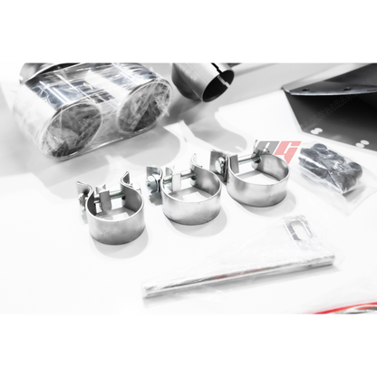 2011-2017 BMW F10 5 Series Rear M5 Style Bumper Cover Conversion w/ Quad Exhaust Tips