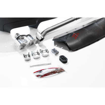 2011-2017 BMW F10 5 Series Rear M5 Style Bumper Cover Conversion w/ Quad Exhaust Tips