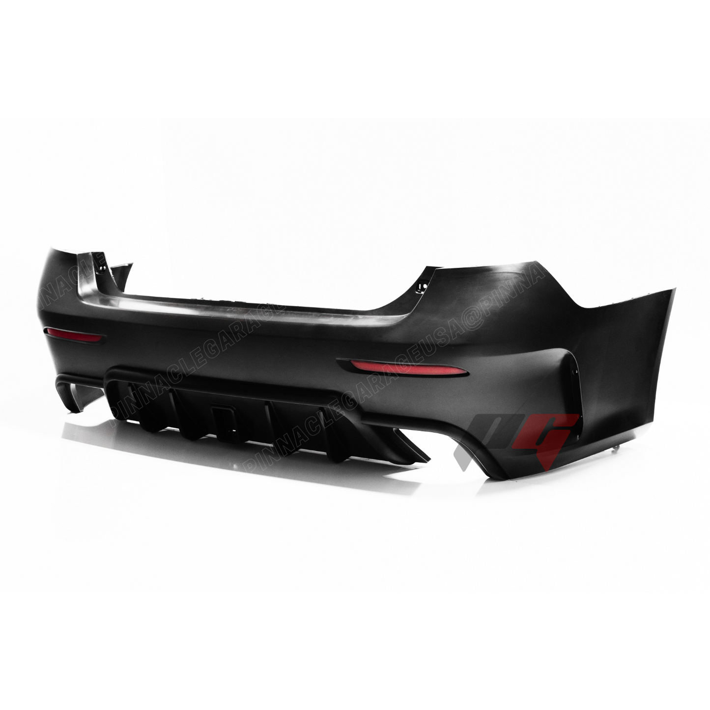 2006-2012 LEXUS PG STYLE ES350 Rear Bumper Cover With Mufflers And 3rd Brake Light