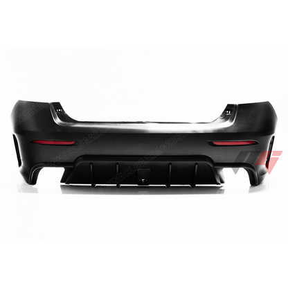 2006-2012 LEXUS PG STYLE ES350 Rear Bumper Cover With Mufflers And 3rd Brake Light