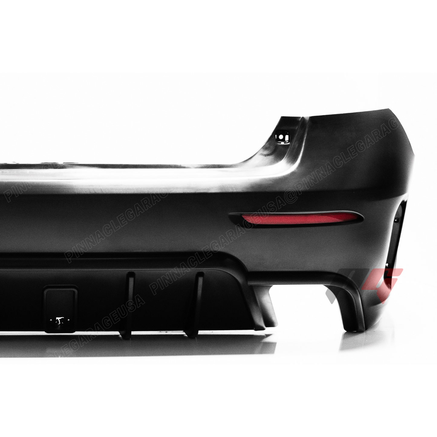 2006-2012 LEXUS PG STYLE ES350 Rear Bumper Cover With Mufflers And 3rd Brake Light